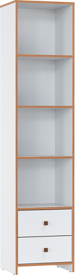 Стеллаж Олмеко Дакота 68.01 (белый/дуб сонома)