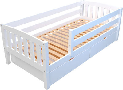 Кровать-тахта детская Elis Паулина 160x80 без ящиков (белый)