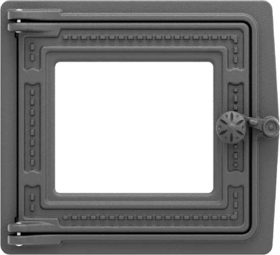 Дверца печная Литком ДТ-3БС (Р) под стекло (250x210)