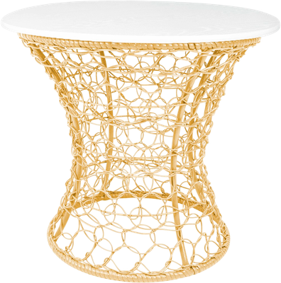 Кофейный столик садовый M-Group Бонго Классика Макси / 19220556 (бежевый, 0.56м)