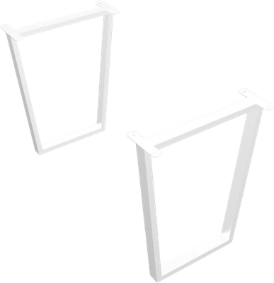 Подстолье Allerd Трапеция / 2140100000 (белый муар)