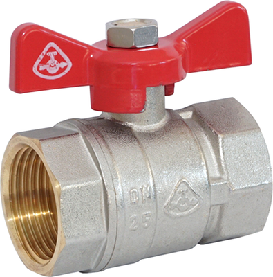 Шаровой кран Slovarm Муфтовый ДУ 20 в/в КЕ-230 (бабочка)