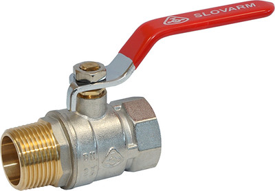Шаровой кран Slovarm Муфтовый ДУ 32 в/н КЕ-241 (ручка)