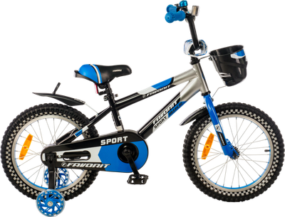 Детский велосипед FAVORIT Sport SPT-18BL2 (разобранный, в коробке)