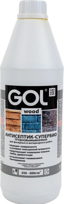 Антисептик для древесины GOL Антисептик-Супербио (1кг)