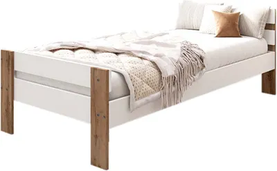 Односпальная кровать EcoWood Сидней-2 80х180 / ECO.001.00054.80-180.376WML/101SE