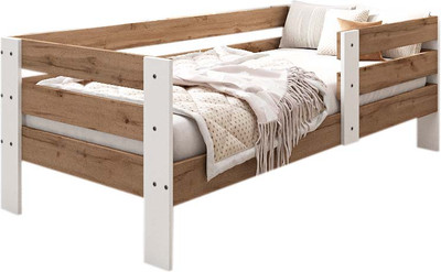 Кровать-тахта детская EcoWood Атланта-2 80х160 / ECO.001.00050.80-160.376WML/101SE