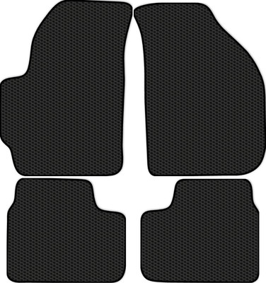 Комплект ковриков для авто Alicosta 0309_1 для Daewoo Matiz II хэтчбэк/M150 2000-2015 (EVA соты, черный)
