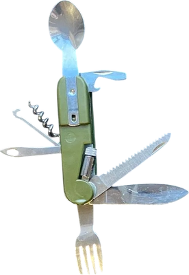 Мультитул столовый Traveller PK61 (зеленый)