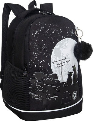 Школьный рюкзак Grizzly RG-563-7 (черный)