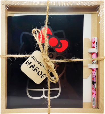 Набор тетрадей Centrum Hello Kitty бант + ручка / 75518 (48л, клетка)