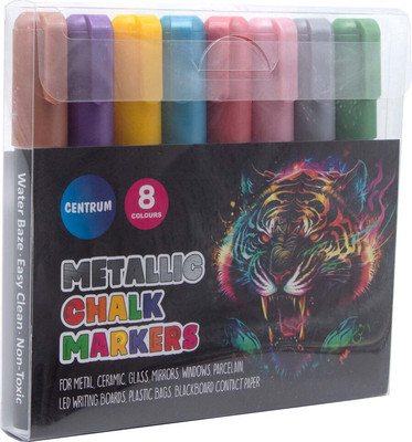Набор маркеров Centrum 89788 (8цв, металлический шелк)