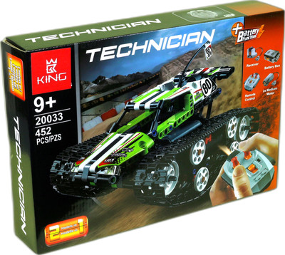 Конструктор управляемый King Гусеничный вездеход на радиоуправлении / 20033 (452эл)