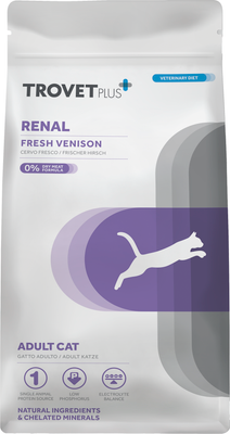 Сухой корм для кошек Trovet Plus Adult Cat Renal Fresh Venison (1.2кг)