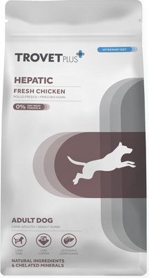 Сухой ветеринарный корм для собак Trovet Plus Adult Dog Hepatic Fresh Chicken (10кг)