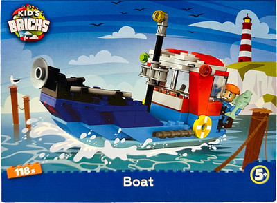 Конструктор Centrum Kids Brick's Лодка / 4062006 (118эл)