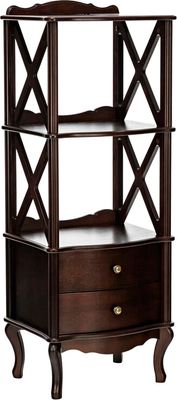 Стеллаж Импэкс Leset Беатрис 2 (орех/матовый лак)