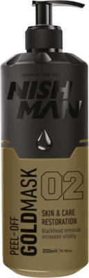 Маска-пленка для лица NishMan Gold mask (200мл)