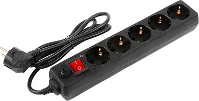 Сетевой фильтр General Lighting GPS-5-10-3x075-700-B / 471018 (7м, черный)