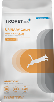 Сухой ветеринарный корм для кошек Trovet Plus Adult Cat Urinary Calm Fresh Chicken (1.2кг)