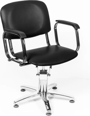 Кресло парикмахерское Элеганс Контакт №68 (черный матовый)