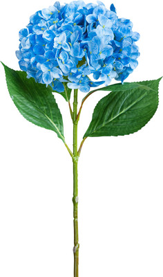 Искусственный цветок No Brand Гортензия 3D печать 962 (синий)