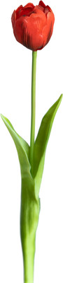 Искусственный цветок No Brand Тюльпан бокал 011 (красный)