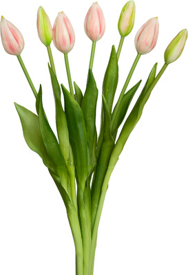 Искусственный букет No Brand Тюльпан закрытый 009 (розовый)