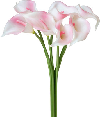 Искусственный букет No Brand Калла малая 023 (белый/розовый)