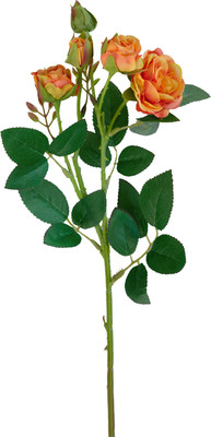 Искусственный букет No Brand Роза кустовая 973-5 (оранжевый)