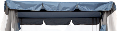 Тент для садовых качелей Sundays Garden Варна-1 противомоскитный с1391 (серый)