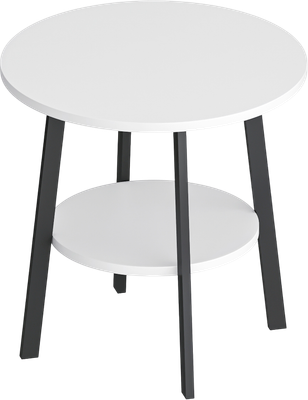 Журнальный столик Макс Стайл СтЖ-525-4-2 (белый)