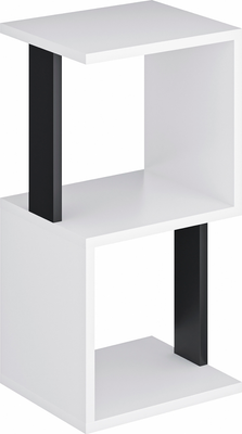 Стеллаж Макс Стайл СН-2 (белый/черный)