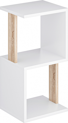 Стеллаж Макс Стайл СН-2 (белый/дуб)