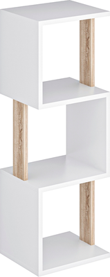 Стеллаж Макс Стайл СН-3 (белый/дуб)