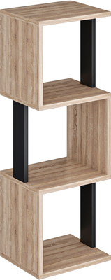 Стеллаж Макс Стайл СН-3 (дуб/черный)