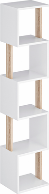Стеллаж Макс Стайл СН-5 (белый/дуб)