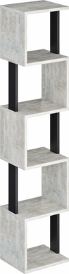 Стеллаж Макс Стайл СН-5 (бетон/черный)