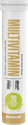 Мультивитаминный комплекс Maxler Мультивитамин со вкусом лимон-лайм (20 таблеток)