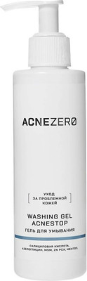 Гель для умывания AcneZero Акнестоп Для проблемной кожи лица / 02201601 (195мл)