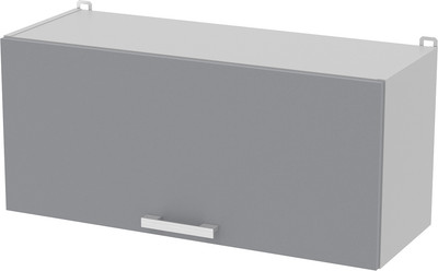 Шкаф под вытяжку Интерлиния Компо ВШГ80-360 (серебро)