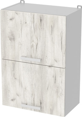 Шкаф навесной для кухни Интерлиния Компо ВШС50-720-2дг (дуб белый)