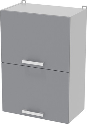 Шкаф навесной для кухни Интерлиния Компо ВШС50-720-2дг (серебро)