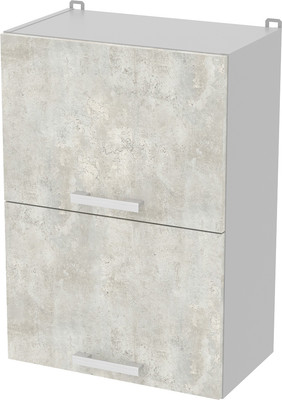 Шкаф навесной для кухни Интерлиния Компо ВШС50-720-2дг (бетон лайт)