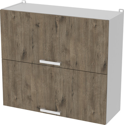 Шкаф навесной для кухни Интерлиния Компо ВШС80-720-2дг (дуб веллингтон)