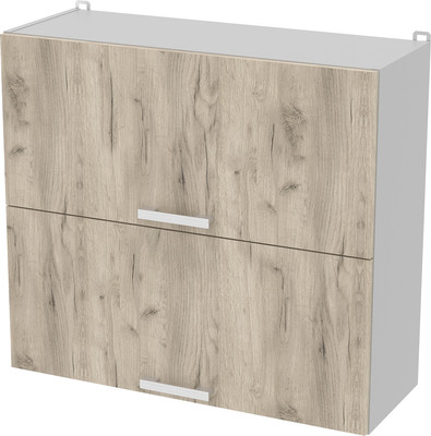 Шкаф навесной для кухни Интерлиния Компо ВШС80-720-2дг (дуб серый)