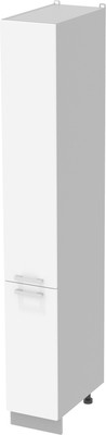 Шкаф-пенал кухонный Интерлиния Компо НШП-№1-2145 (белый платинум/белый платинум)