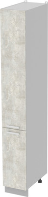 Шкаф-пенал кухонный Интерлиния Компо НШП-№1-2145 (бетон лайт/бетон лайт)