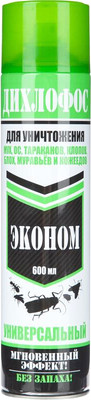 Аэрозоль от насекомых Аэро-Про Дихлофос Эконом (600мл)