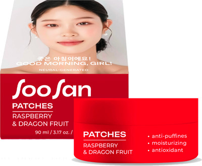 Патчи под глаза Soosan Patches with Raspberry & Dragon Fruit (84г)